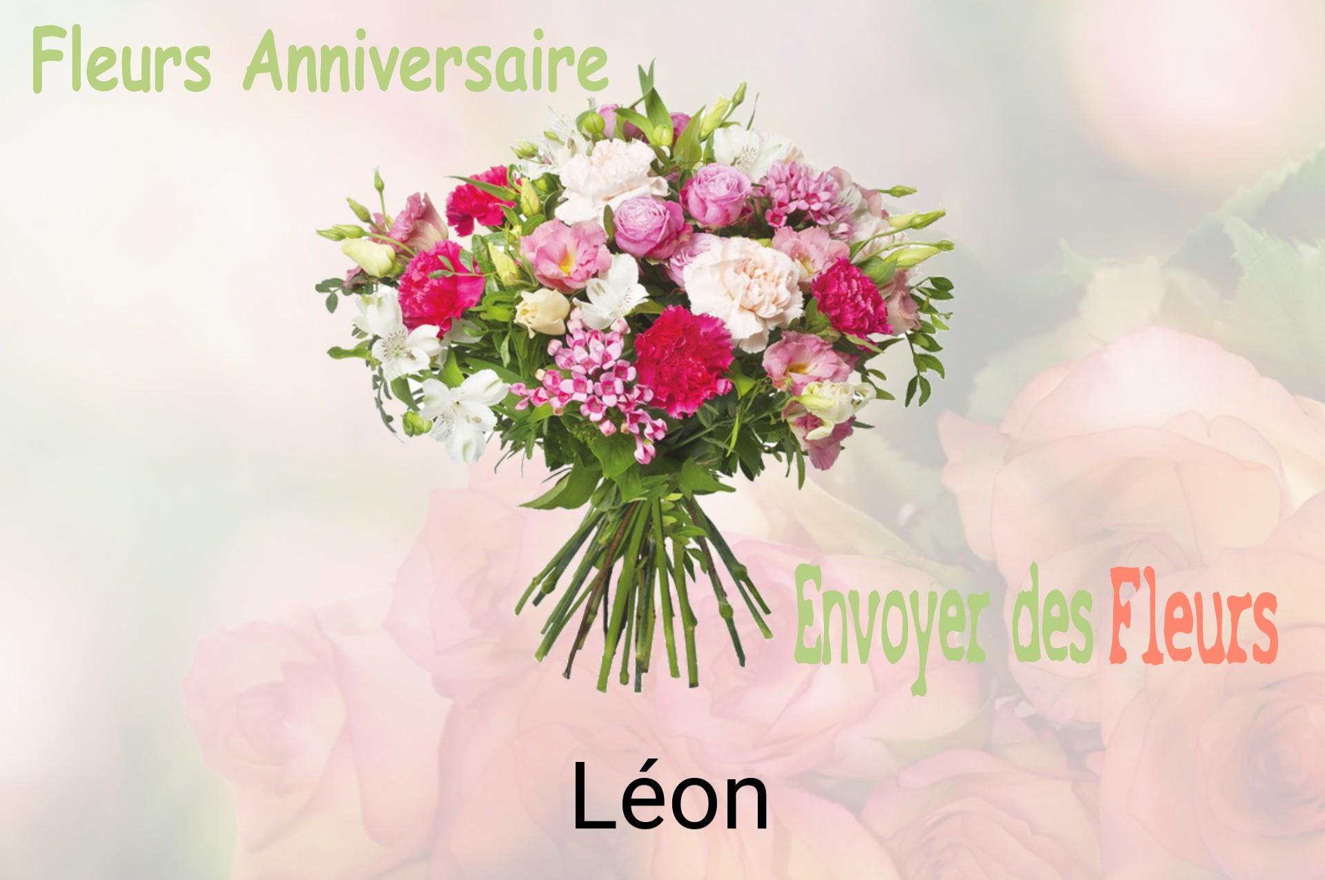 Bouquet de fleurs d’anniversaire livré à Léon